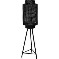 Light & Living Vloerlamp 'Gruaro' 125cm, kleur Mat Zwart