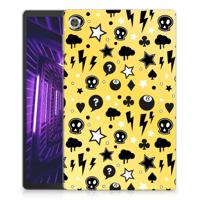 Tablet BackCover Lenovo Tab M10 Plus Punk Geel - thumbnail