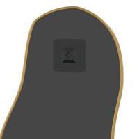 VidaXL Wandspiegel 90x40 cm goudkleurig - thumbnail