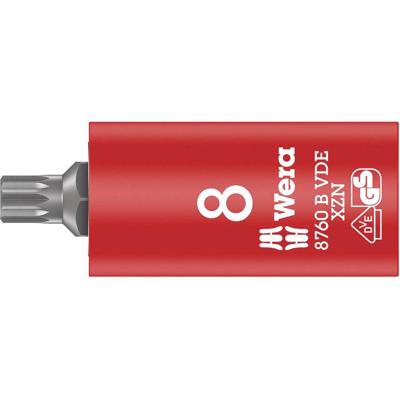 Wera 8760 B VDE XZN Zyklop Bitdop, geïsoleerd, met 3/8"-aandrijving, voor veeltandschroeven, M 8 x 59 mm - 05004940001