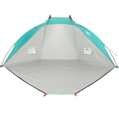VidaXL Strandtent 268x223x125 cm 185t polyester zeegroen VidaXL Strandtent 268x223x125 cm 185t polyester zeegroen