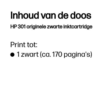 Originele inkt cartridge HP CH561EE, CH562EE Zwart Originele inkt cartridge HP CH561EE, CH562EE Zwart
