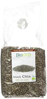 Biotona Black chia raw seeds bio 1 Kilogram