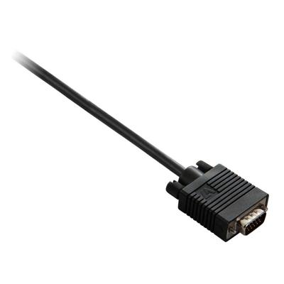 V7 1,8 m VGA M/M 1,8 m VGA (D-Sub) VGA (D-Sub) zwarte kabel VGA - kabel VGA (1,8 m, VGA (D-Sub), VGA (D-Sub), goud, zwart, mannelijk/mannelijk)