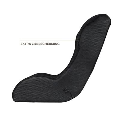 Polisport peuterschaal mini pelican zonder gordel mesh zwart