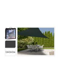 Schaduwdoek Ambiance Donker grijs 3,6 x 3,6 x 3,6 m - thumbnail