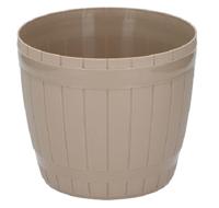 Bloempot Beige diameter 19 cm (set van 2) - thumbnail