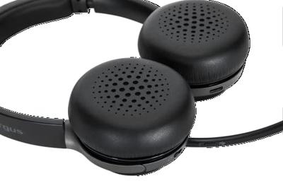 Targus Targus AEH104GL - Headset - On-Ear - konvertierbar On Ear headset Zwart