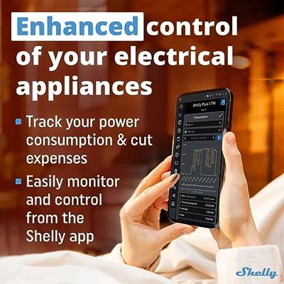 Shelly Shelly Plus 1PM Schakel-meetactor Bluetooth, WiFi Shelly