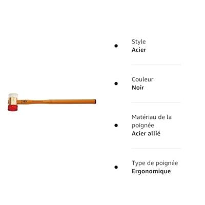 Facom zware hamer verwisselbare doppen- acier - 25mm - 208A.25CBA Facom zware hamer verwisselbare doppen- acier - 25mm - 208A.25CBA