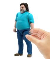 Minecraft Movie Action Figure - Steve - thumbnail