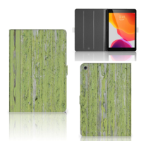 iPad 10.2 2019 | iPad 10.2 2020 | 10.2 2021 Tablet Book Cover Green Wood - thumbnail