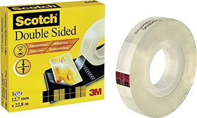 Scotch D6651222 D6651222 Dubbelzijdige tape Scotch 665 Transparant (l x b) 22.8 m x 12.5 mm 1 stuk(s)