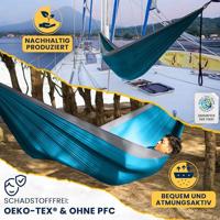 Ticket to the Moon Original hangmat Aqua / Dark Grey - thumbnail