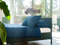 Kayori dekbedovertrek Kiyo Tencel Donkerblauw - thumbnail