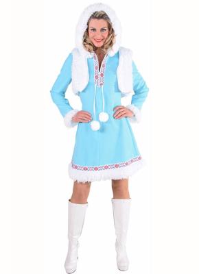 Eskimo outfit Ice-Blue vrouw