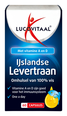 Lucovitaal IJslandse Levertraan Capsules Lucovitaal IJslandse Levertraan Capsules
