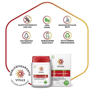 Vitals Folaat 5-mthf 400mcg Capsules Vitals Folaat 5-mthf 400mcg Capsules