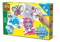SES Creative Ses my first kleuren met water - fantasie dieren - thumbnail