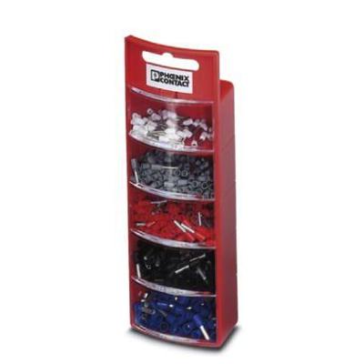 Phoenix Contact 3202960 Assortiment adereindhulzen 0.5 mm², 0.75 mm², 1 mm², 1.5 mm², 2.5 mm² Deels geïsoleerd Wit, Grijs, Rood, Zwart, Blauw 400 stuk(s) Phoenix Contact 3202960 Assortiment adereindhulzen 0.5 mm², 0.75 mm², 1 mm², 1.5 mm², 2.5 mm² Deels geïsoleerd Wit, Grijs, Rood, Zwart, Blauw 400 stuk(s)