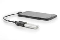 DIGITUS USB 2.0 adapterkabel - 0,15 m - USB Micro B (M) naar USB A (F) - 480 Mbps - USB-adapter - Zwart - thumbnail