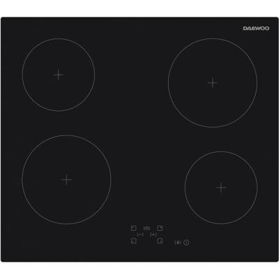 Keramische kookplaat - DAEWOO - 4 branders - 60 cm - BH6VTF27BNM - Zwart