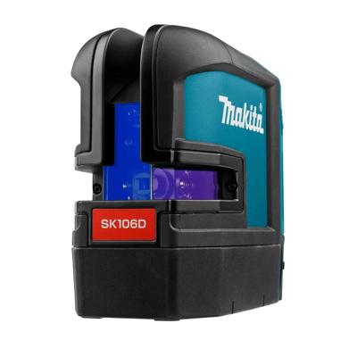 Makita sk106dz kruislijn / punt laser rood | zonder accu's en lader, in doos met tas