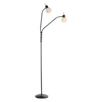 Just Light Zwarte vloerlampLoki 2-lichts - 12158-18 - thumbnail