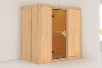 Karibu | Variado Sauna | Bronzeglas Deur - thumbnail