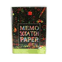 Memo Papier Scratch A4 50 Vel+2 Pennen - thumbnail