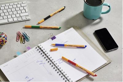 STABILO pointVisco roller, 0,5 mm, etui van 10 stuks in geassorteerde kleuren STABILO pointVisco roller, 0,5 mm, etui van 10 stuks in geassorteerde kleuren