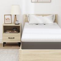 Matraspads Wit 80 x 200 cm 100% polyester jacquard stof - thumbnail