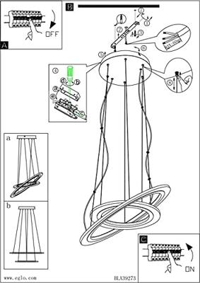 Stars of Light Ronde led hanglampPenaforte - 39273