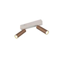 Trio 2-lichts opbouwspotAmbala mokka bruin - 849210265 - thumbnail