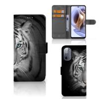 Motorola Moto G31 | G41 | Telefoonhoesje | Met pasjeshouder | Tijger - thumbnail