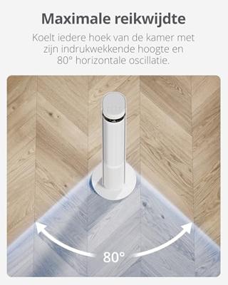 Duux Elevate Tower Fan Torenventilator Wit Duux Elevate Tower Fan Torenventilator Wit