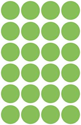 Avery-Zweckform 3174 Etiketten voor markeringspunten Ø 18 mm Felgroen 96 stuk(s) Permanent hechtend Papier