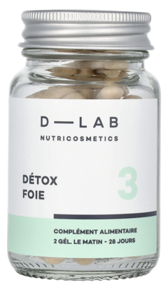 D-Lab Nutricosmetics - D-Lab Detox Foie 3 Capsules 56 stuk 56 pc D-Lab Nutricosmetics - D-Lab Detox Foie 3 Capsules 56 stuk 56 pc