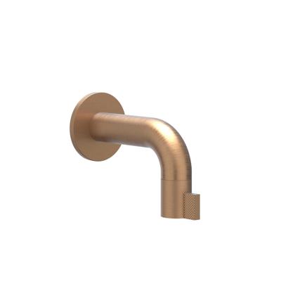 Fonteinkraan IVY Tribe Wand Met Schuimstraalmond Geborsteld Mat Koper PVD