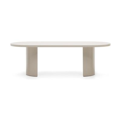 Kave Home Ovale Eettafel 'Nealy' 240 x 100cm, kleur Ecru Kave Home Ovale Eettafel 'Nealy' 240 x 100cm, kleur Ecru
