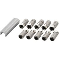 Conrad Components 742699 F-stekker Aansluitingen: F-stekker Kabeldiameter: 7 mm 10 stuk(s) - thumbnail