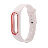 Xiaomi Mi band 2 DUO COLOR bandje voor CA0600B - Wit - thumbnail