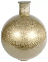 Vaas kristal goud glas 34x34x44 cm - thumbnail