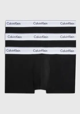 Calvin Klein 3-Pack Trunks heren - Boxershorts met korte pijpjes - Katoenen boxers voor mannen