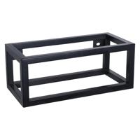 Differnz handdoekhouder voor fontein 38.5 x 18.5 cm powder coated steel mat zwart - thumbnail
