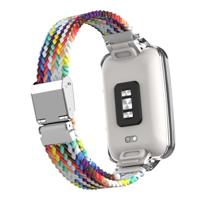 Braided nylon bandje met case - Multicolor Summer - Xiaomi Smart band 7 Pro - thumbnail
