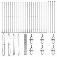 Weidehekwerk Zilver 50 x 1.4 m Gegalvaniseerd staal - thumbnail