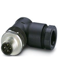 Phoenix Contact 1408985 Sensor/actuator connector, niet geassembleerd M12 Aantal polen (sensoren): 4 Stekker, haaks 1 stuk(s) - thumbnail