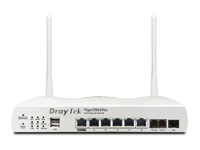 Draytek Vigor 2866AX: Gfast Modem-Firewall draadloze router Gigabit Ethernet Dual-band (2.4 GHz / 5