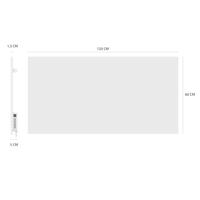 HOMBLI Smart Infrared Panel Heater - 700W Paneelverwarmer Grijs - thumbnail